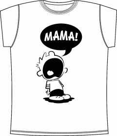 Прикольные футболки: Мама White